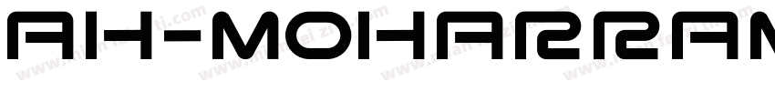 Ah-moharram-bold Regular字体转换